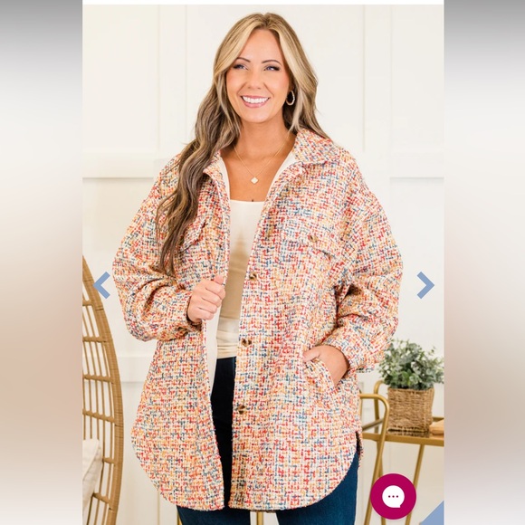 Multicolor Tweed Jacket - Picture 1 of 2